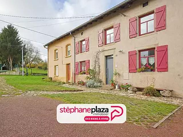 Boustroff 57380 Achat / Vente maison 6 pièces t6 terrasse cave