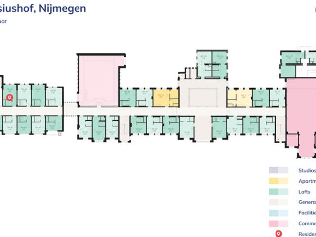 Bovenwoning appartement te huur in Nijmegen