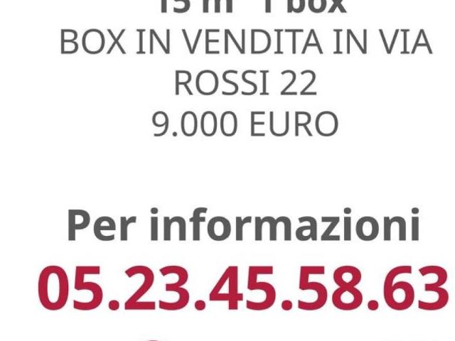Box / Garage in vendita a Piacenza PC