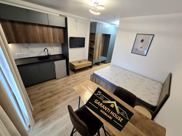 Bloc nou, apartament cu o camera, mobilat, utilat, 280€/Luna