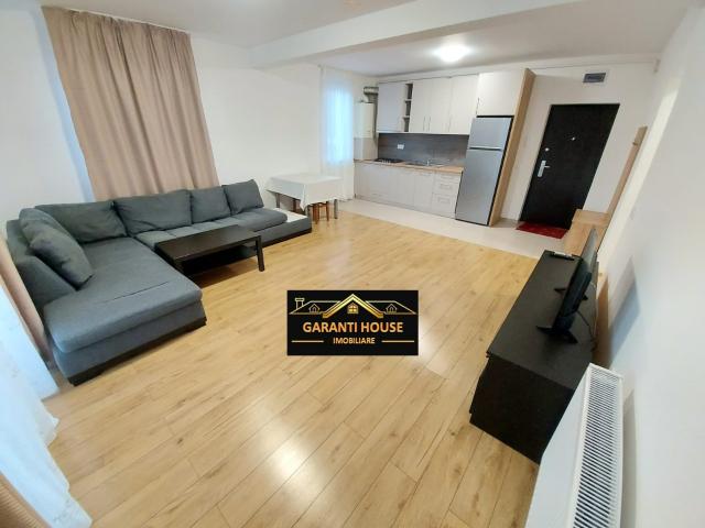 Bloc nou, apartament cu 2 camere + terasa, mobilat, parcare, 330€/Luna