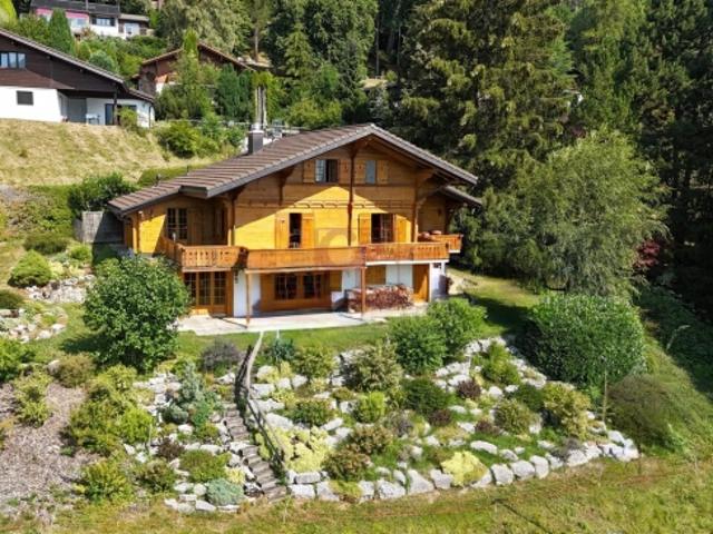 Blockhütte in Crésuz, 20 Minuten von Bulle entfernt