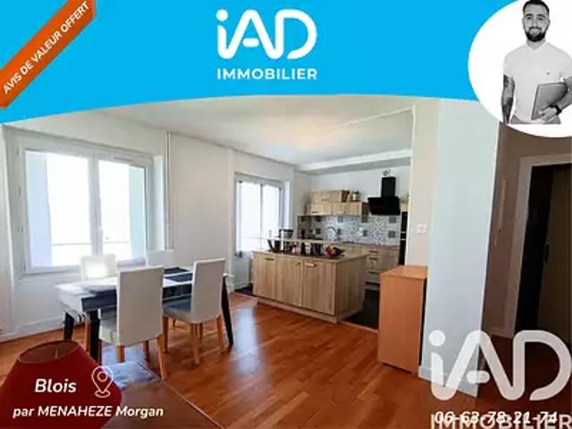 Blois 41000 Achat / Vente appartement 2 pièces t2 au dernier étage parking