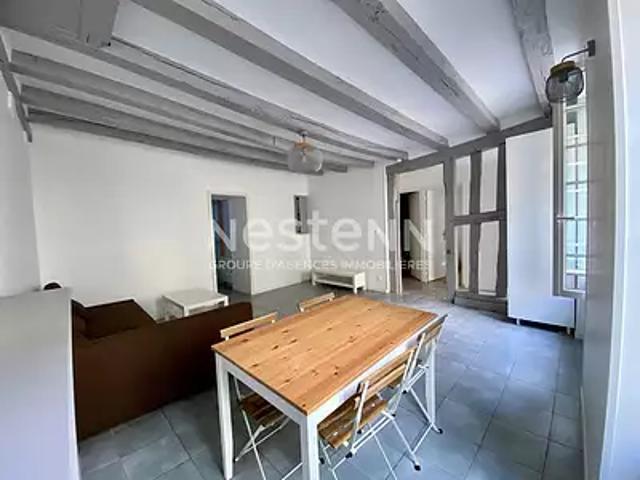 Blois 41000 Location appartement 3 pièces t3 au dernier étage cave