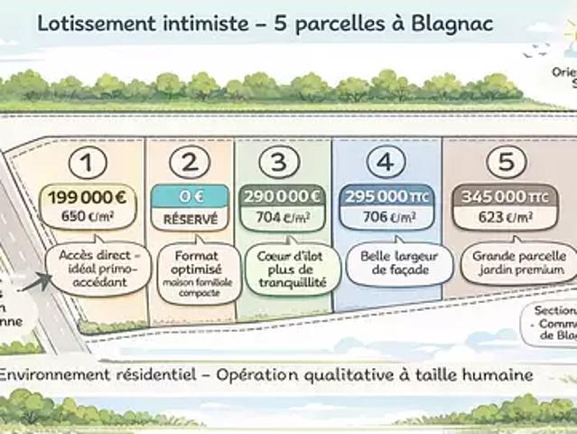 Blagnac 31700 Achat / Vente terrain