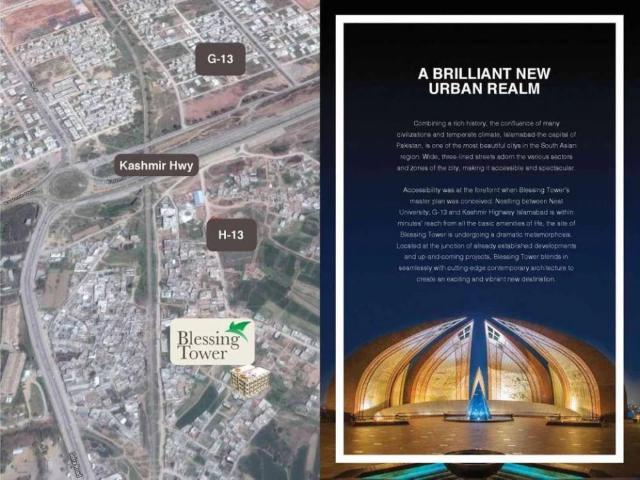 Blessing towers Appartments H 13 Islamabad Kashmir Highway ID 18320