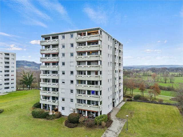 Blick ins Grüne Schöne 3,5 Zi. Maisonette Wohnung mit zwei Balkonen & TG Stellplatz in Singen Nord