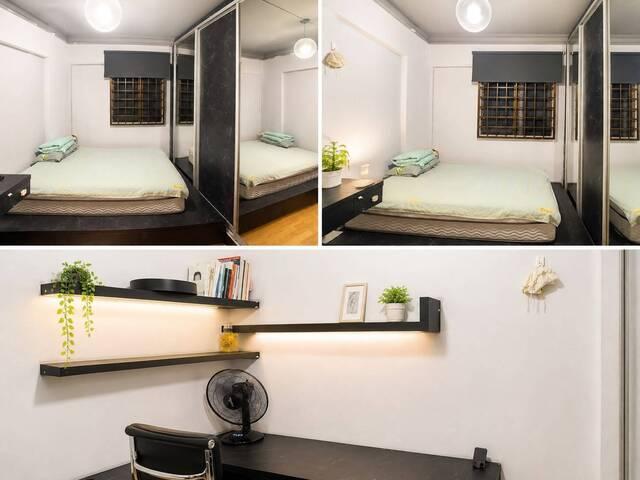 Blk 434 Ang Mo Kio $800 for 1 lady  $1100 for 2 ladies aircon wifi walk to AMK MRT