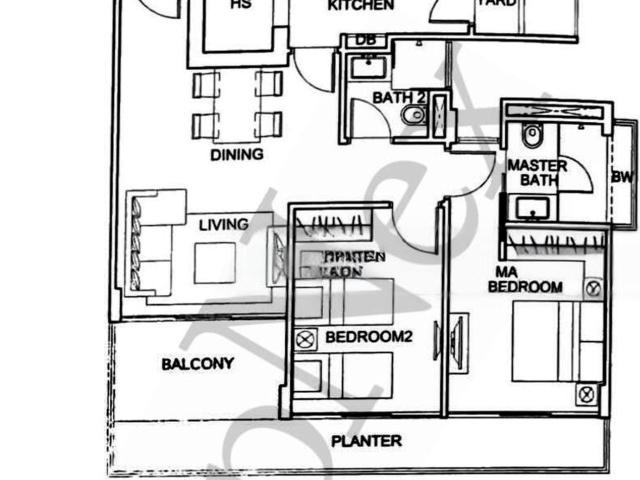 Bluwaters 2 D17, Condominium