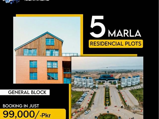 Blue World City 5 Marla General Booking On Investor Rate Islamabad G 15 ID 78544
