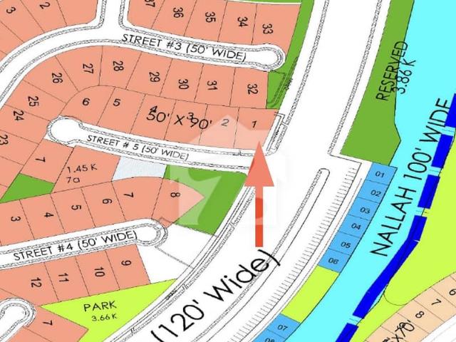 Blvd Corner Reasidential Plot For Sale