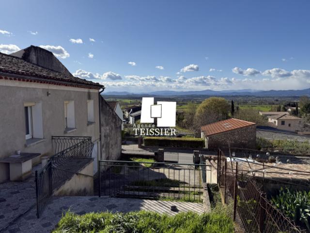 Brouzet Les Alés: Maison de village avec vue