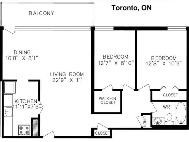 Brock Tower 2 Bedroom Apartment for Rent at 5 Brockley Dr, Toronto, ON M1P 3J2 Bendale