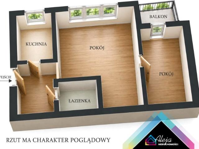 Broniewskiego 37,55 m², Częstochowa