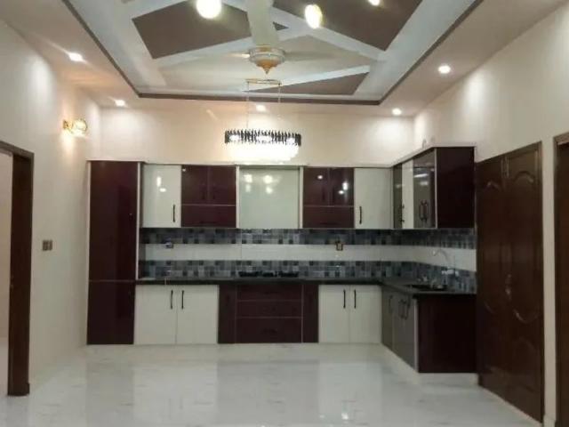 Brand new 3 sides corner double story house for sale in model colony near malir can't road and jinnah intl airport karachi malir id 97146