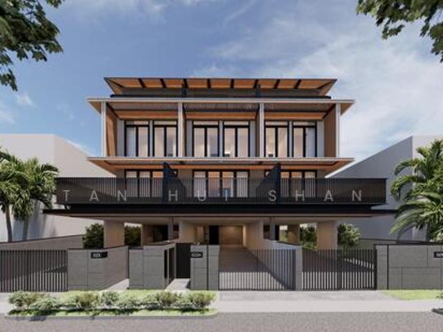 Brand New 3 Storey Terrace Near Simei MRT Semi Detached House For Sale, $7,500,000, 6 Bed 7 Bath 2,639 sqft $1,263.00 psf