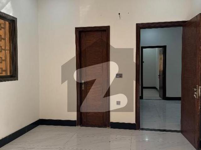 Brand new 3bed d/ with car parking flat available for rent karachi administration employees block 5