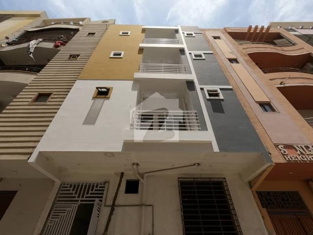 Brand New, 3rd floor 2 Bed Lounge Flat For Sale In Karachi University Society