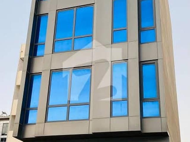 Brand new 100 sq yd ground + 4 building with basement for rent in al murtaza commercial, dha phase 8