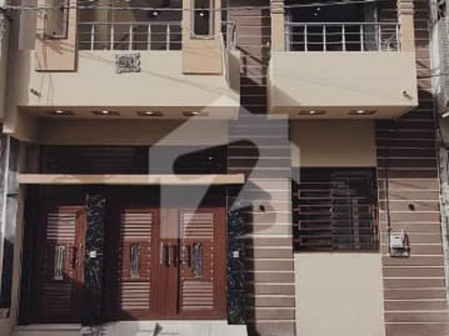 Brand New 120 Sq Yards G+1 West Open 30 Fit Wide Road House For Sale In Sector R Gulshan E Maymar Karachi