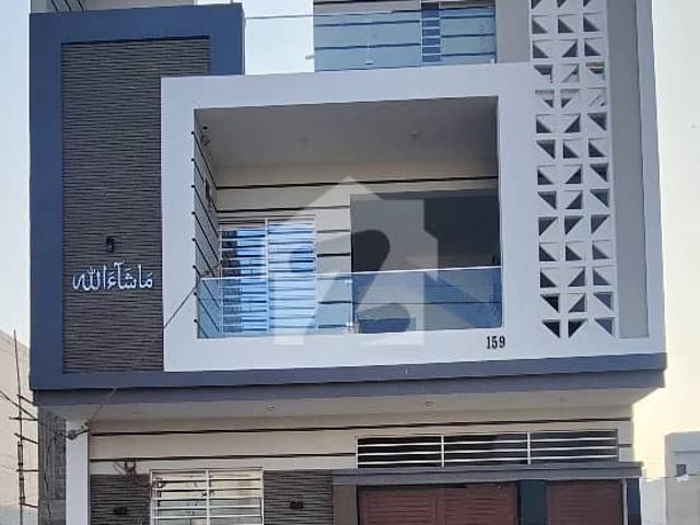 Brand new 120 square yard ground+one house for sale
