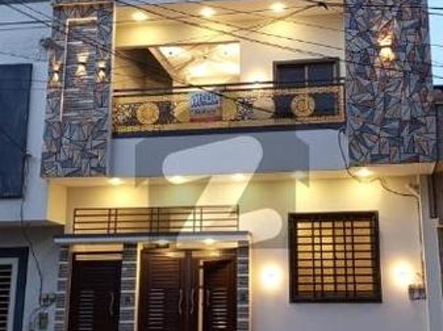 Brand New 120sq Yards West Open G+1 Zeenatabad
