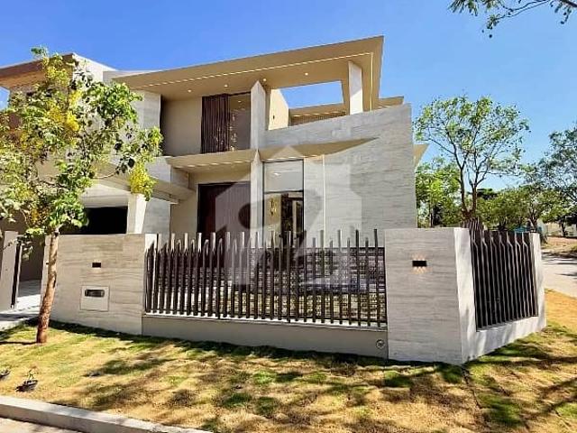 Brand New 1 Kanal Corner Category Luxury House For Sale Panoramic Views & Lush Botanical Garden