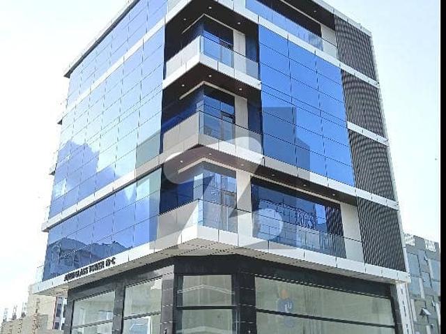 Brand New 200 Yard 3 Side Corner Building Pillar Less Ground & Offices Best For Multinational Companies RENT