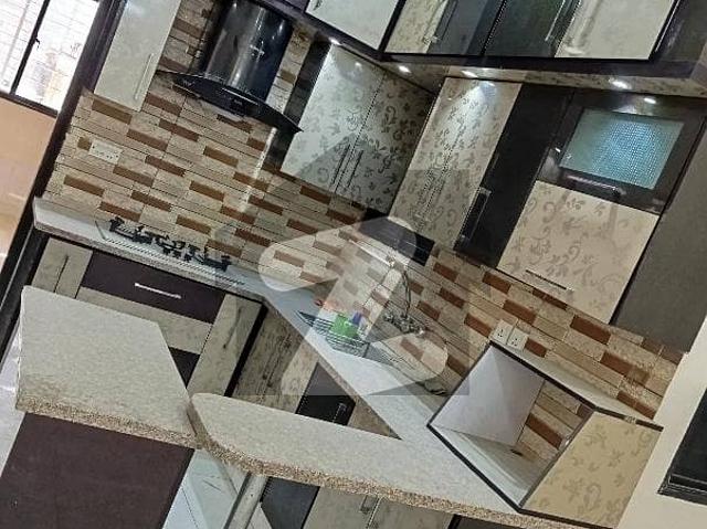 Brand new 5 Room 1600 Sq Ft Flat All Utilities Main Road Project Gulistan e Johar Block 3