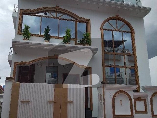 Brand New Corner Triple Storey White House Available For Sale Located D 12 Islamabad