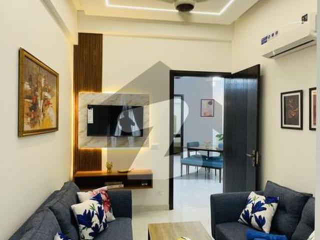 Brand New Aesthetically Furnished 3 Bed Lounge Apartment | For Rent | 1st Floor | Bukhari Commercial Area