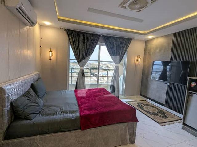 Brand New Fully Furnished Studio Apartment For Sale Open View | Main Expressway | Gulberg Greens Islamabad Demand: PKR 95 Lakh