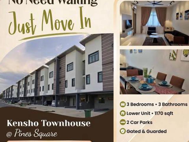 Brand New Kensho Townhouse For Sale at Pine Square Kuching