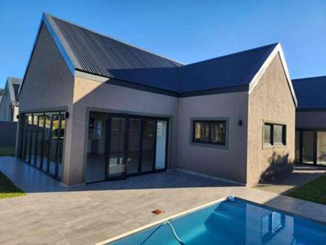 brand new house at heron banks river.
