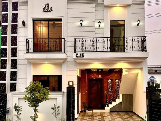 Brand New House For Sale Back Open Park. C block Islamabad Faisal Town F 18 ID 99129