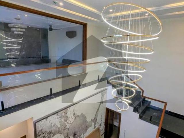 Brand new one kanal luxury modern design house in dha phase 07 original picture ac install curtains install dha phase 7