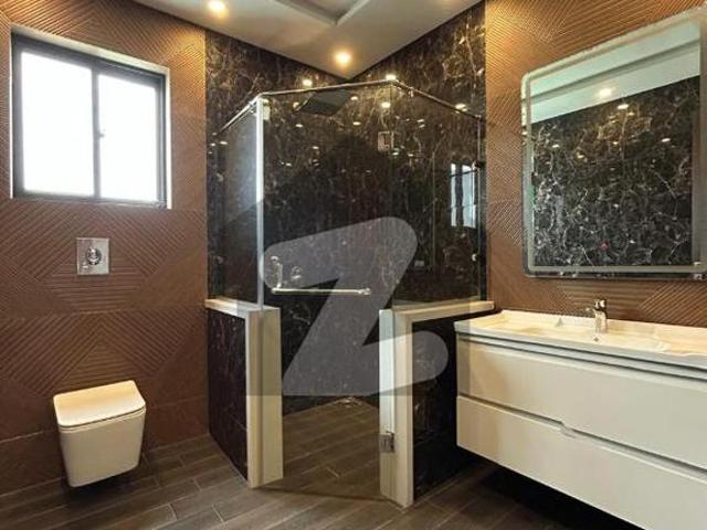 Brand new one kanal luxury modern design house in dha phase 07 original picture ac install curtains install dha phase 7
