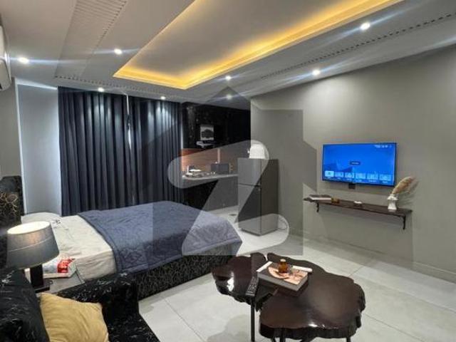 Brand New Luxury Fully Furnished 1 Bed Apartment for Rent Ideal Location Bahria Town Sector C