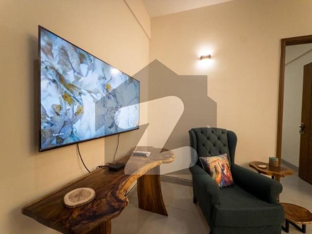 Brand New Luxury Fully Furnished 3 bed dd Apartment for Rent DHA Phase 8