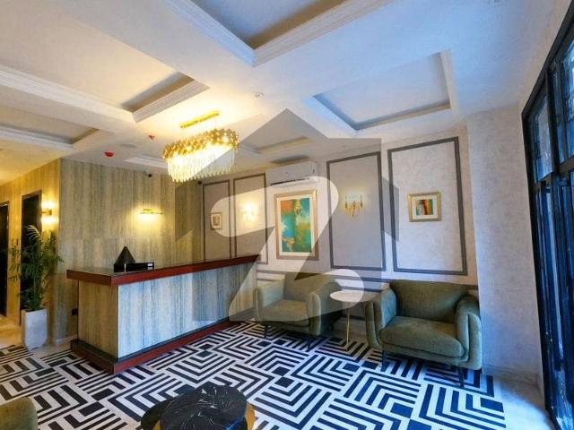Brand New Luxurious 1 Bedroom Sami Furnished Apartment Available For Rent In Model Town Lahore