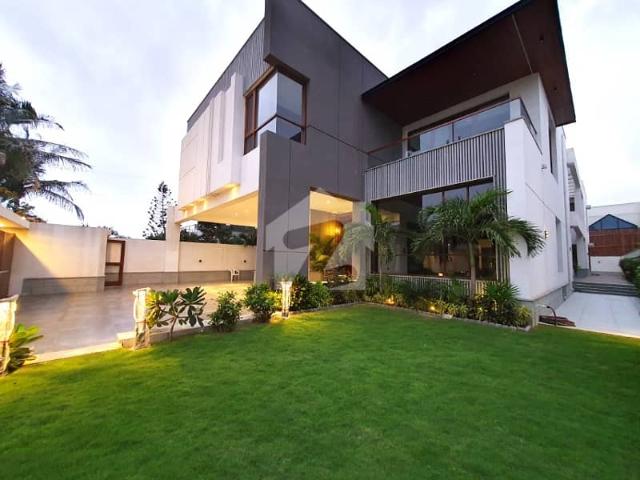 Brand New Modern Villa 1000 Yards For Sale In Phase 8 DHA Karachi