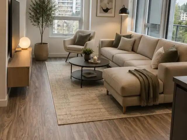 BRAND NEW SPACIOUS CORNER 1 BEDROOM + DEN