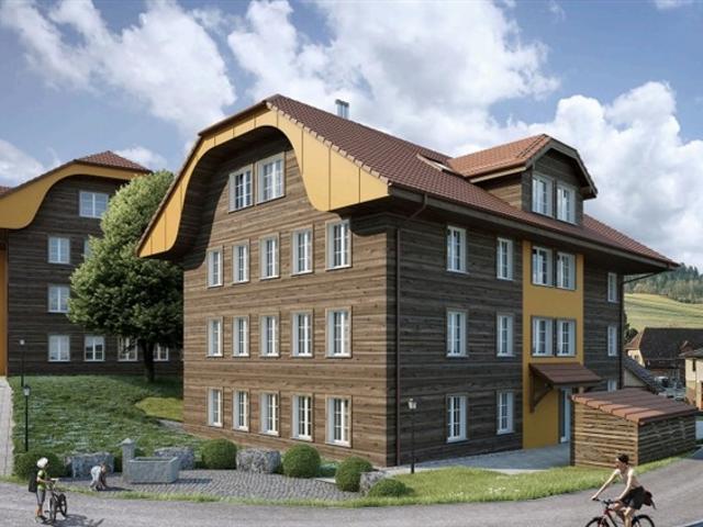 Brandneue 3.5 Zimmer Erdgeschosswohnung mit historischem Charme familienfreundlich & altersgerecht in Grossdietwil LU
