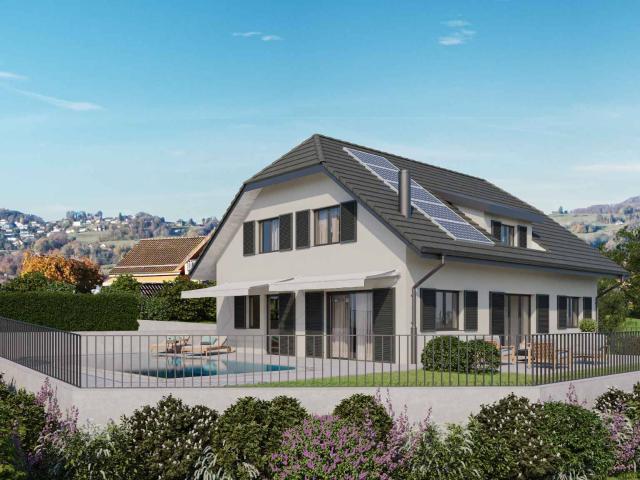 Brandneue freistehende Villa mit Pool und herrlichem Seeblick