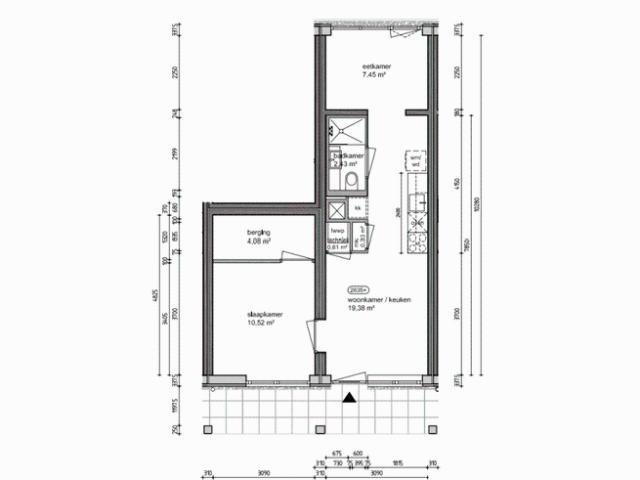 Brasa Village – Gebouw Zinnia Cluster A: 2 kamer woning 10 woningen
