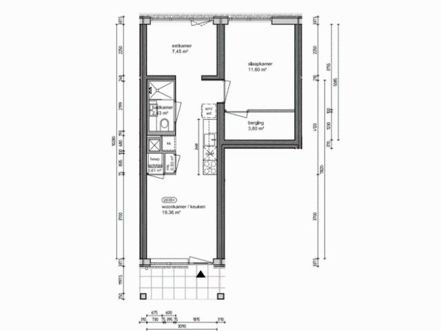 Brasa Village – Gebouw Zinnia Cluster B: 2 kamer woning met stadsdeelvoorrang 16 woningen
