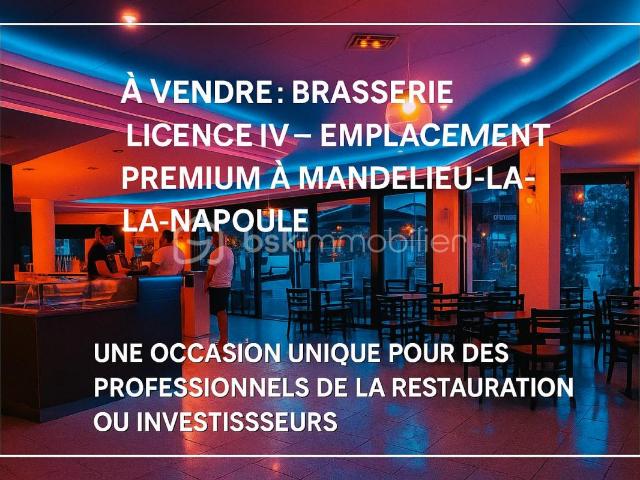 BRASSERIE LICENCE IV – MANDELIEU CENTRE