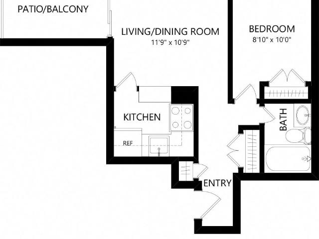 Bretton Place 1 Bedroom Apartment for Rent at 44 Jackes Ave, Toronto, ON M4T 1E5 Deer Park