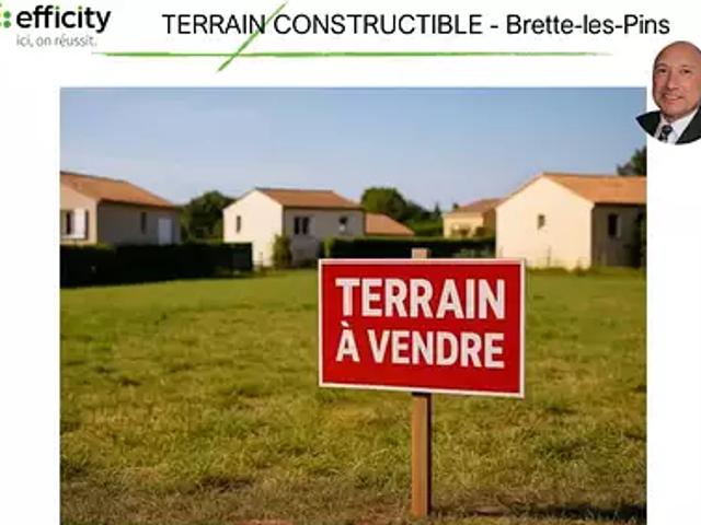 Brette les Pins 72250 Achat / Vente terrain