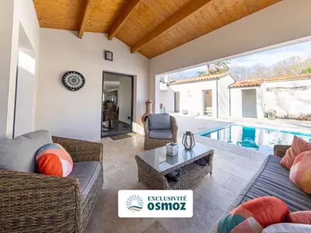 Breuil Magné 17870 Achat / Vente maison 5 pièces t5 piscine terrasse